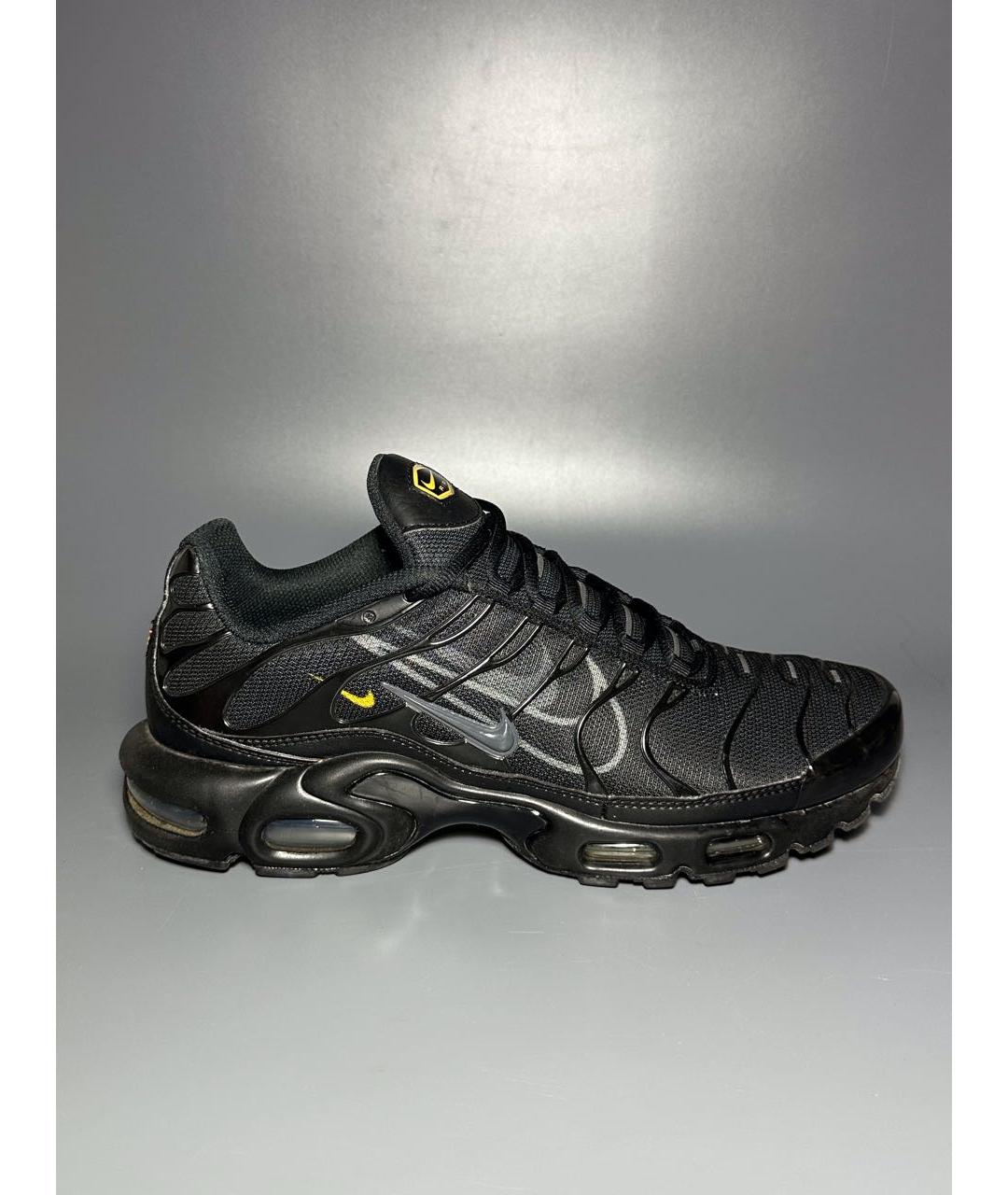 NIKE Черные синтетические низкие кроссовки / кеды, фото 9