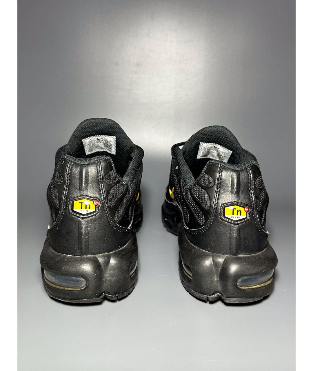 NIKE Черные синтетические низкие кроссовки / кеды, фото 4