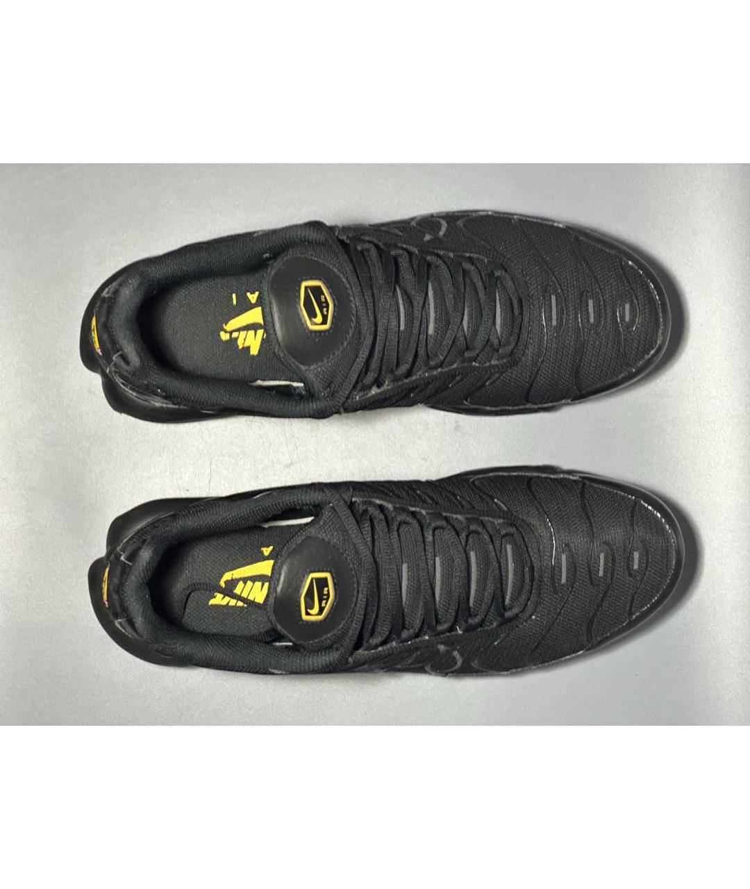 NIKE Черные синтетические низкие кроссовки / кеды, фото 3