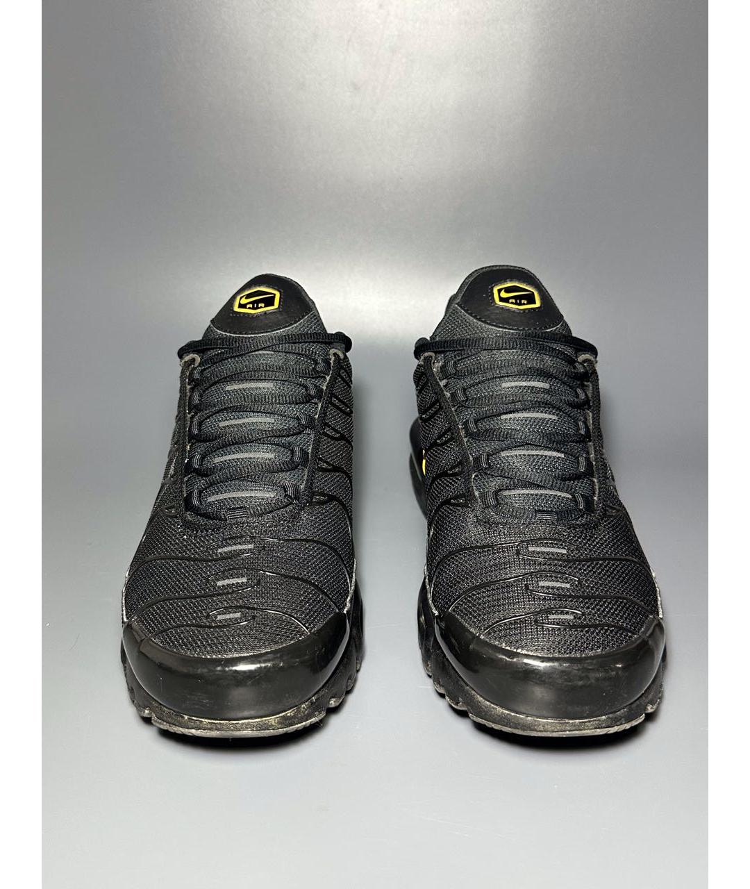 NIKE Черные синтетические низкие кроссовки / кеды, фото 2