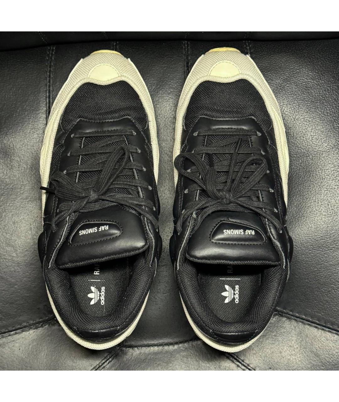 ADIDAS X RAF SIMONS Белые текстильные низкие кроссовки / кеды, фото 6