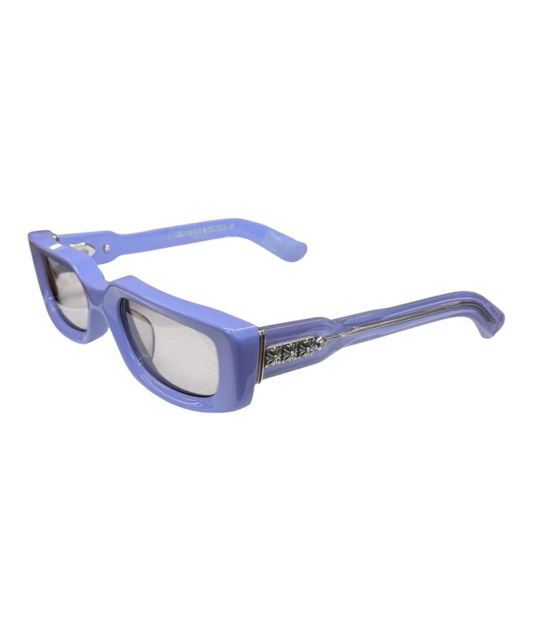 CHROME HEARTS Фиолетовые пластиковые солнцезащитные очки, фото 3