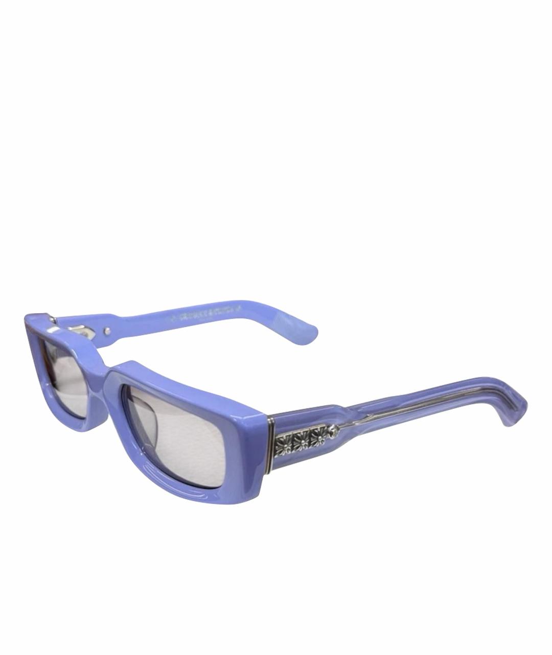 CHROME HEARTS Фиолетовые пластиковые солнцезащитные очки, фото 1