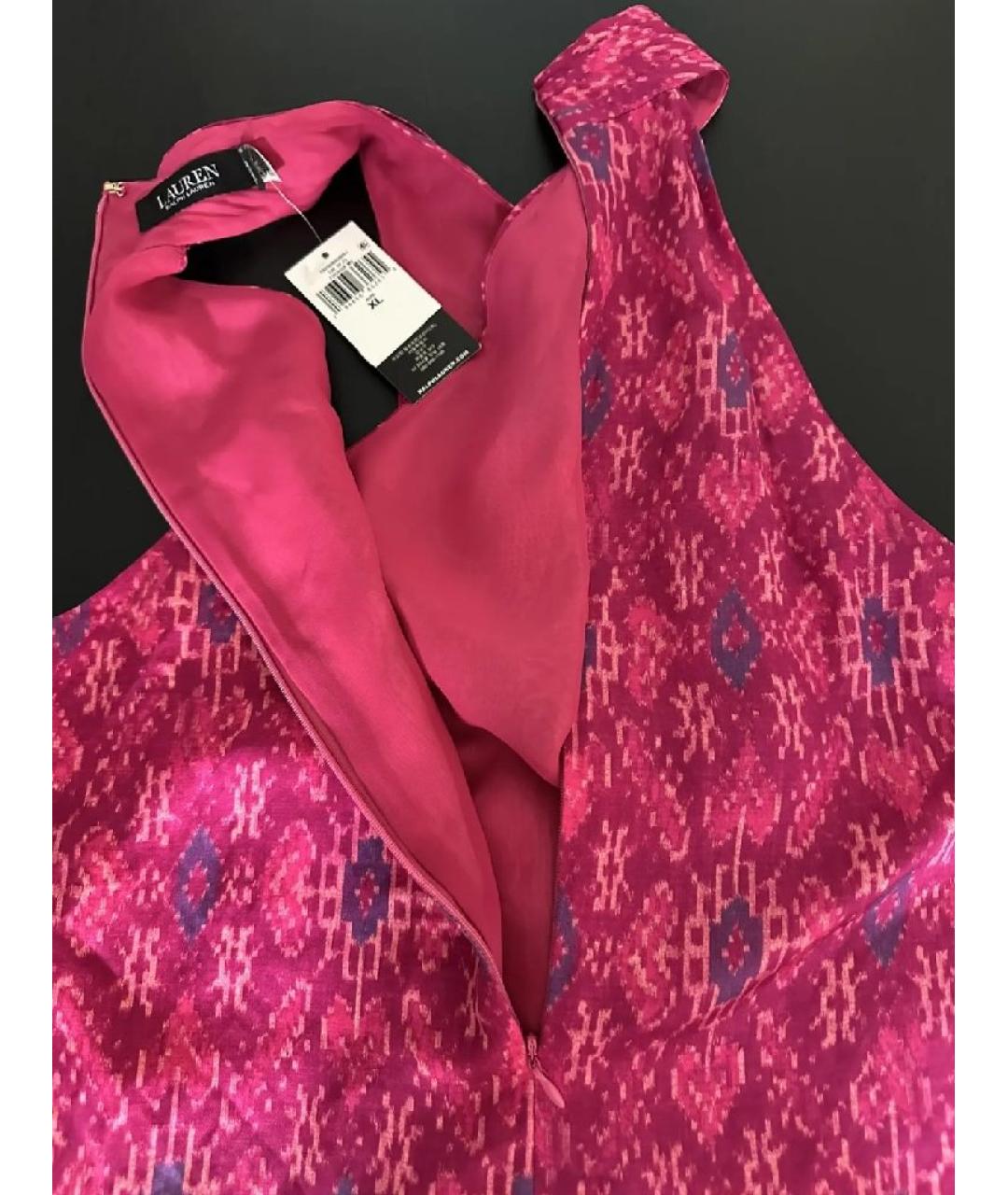 RALPH LAUREN Фуксия вискозная блузы, фото 3