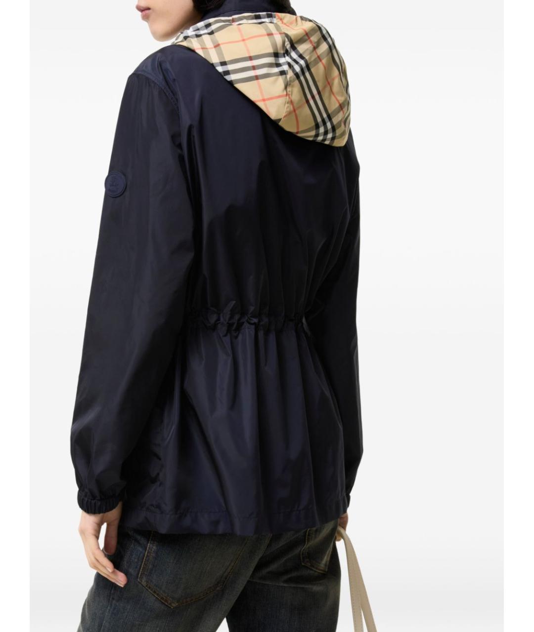 BURBERRY Темно-синяя куртка, фото 2