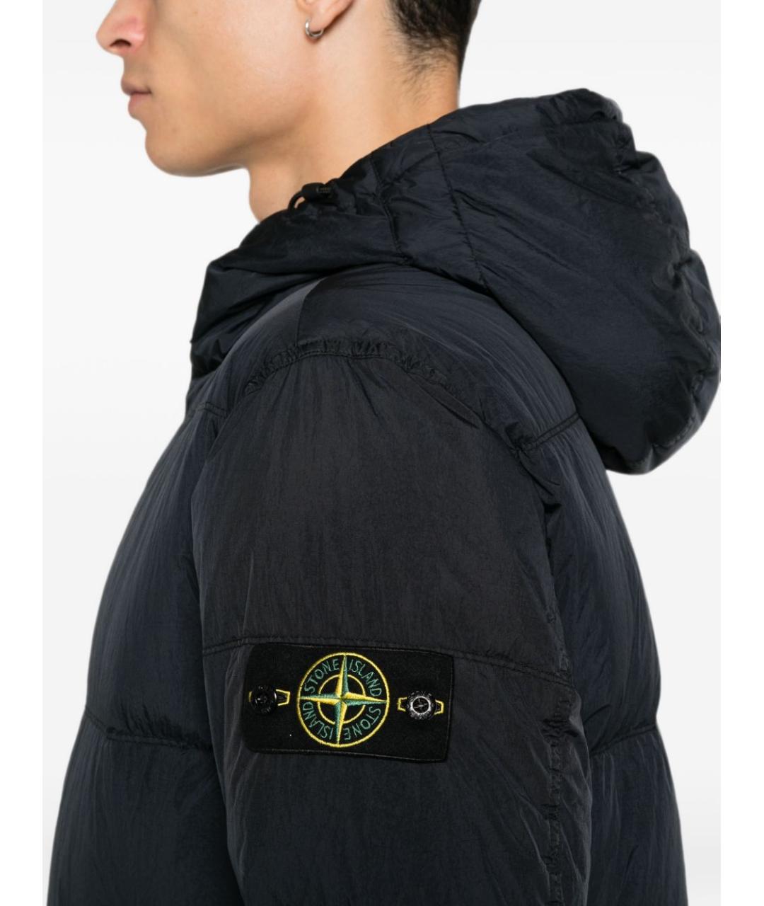 STONE ISLAND Синяя полиамидовая куртка, фото 2