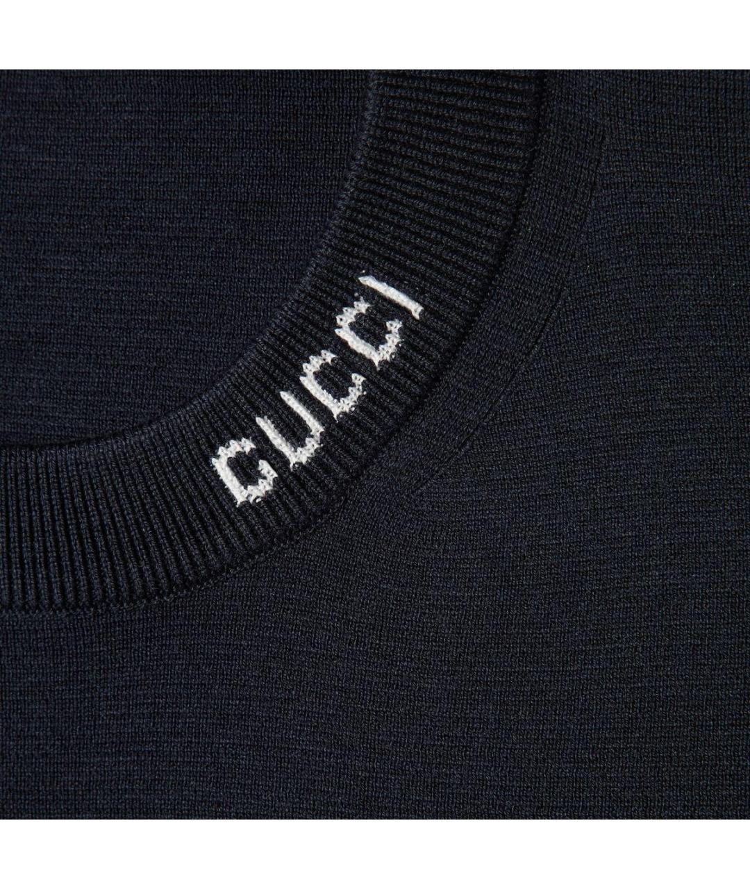 GUCCI Черный джемпер / свитер, фото 5