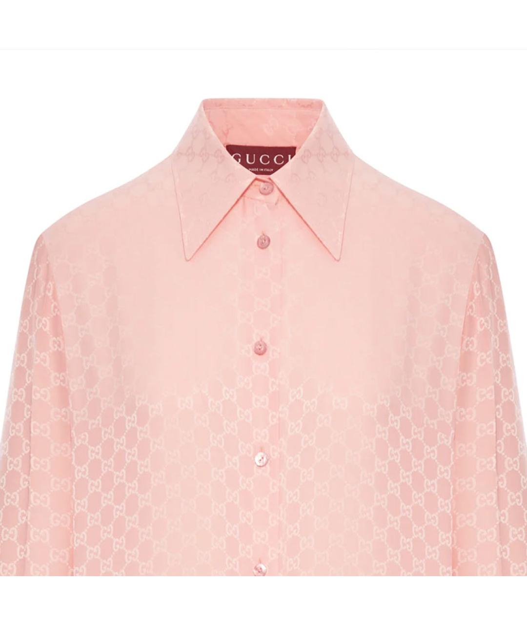 GUCCI Розовая рубашка, фото 3