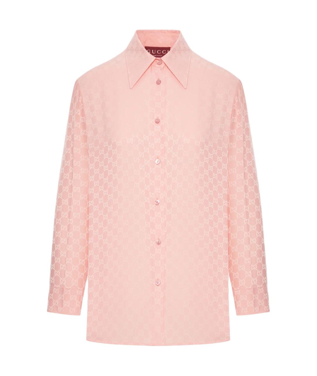 GUCCI Розовая рубашка, фото 1
