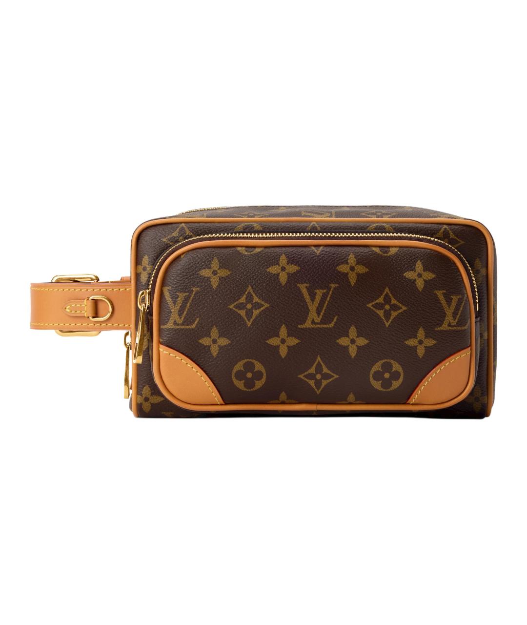 LOUIS VUITTON Коричневая косметичка, фото 1