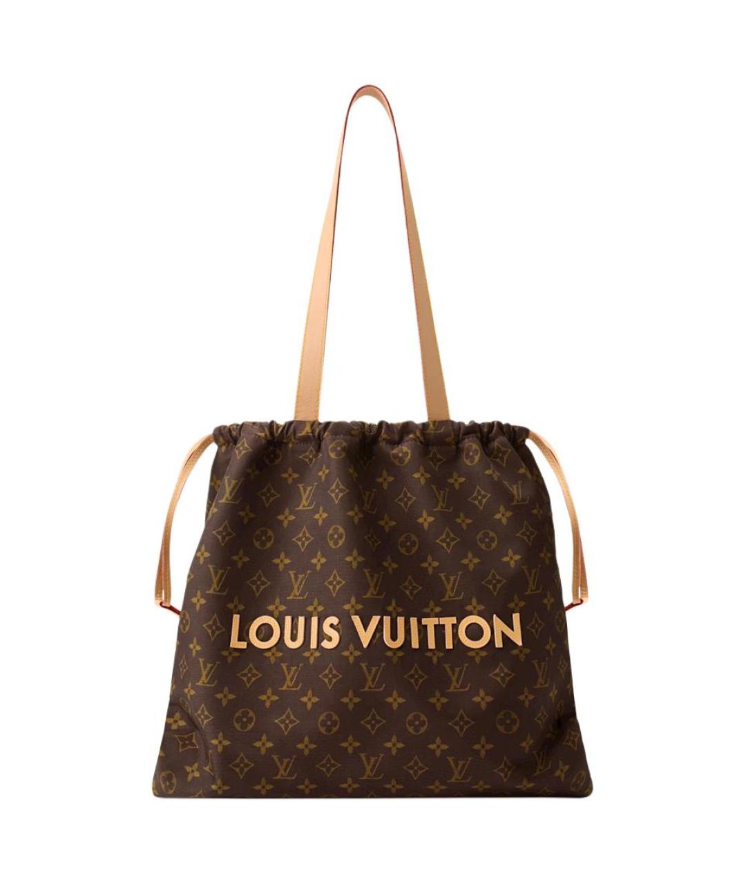 LOUIS VUITTON Коричневая канва сумка на плечо, фото 1