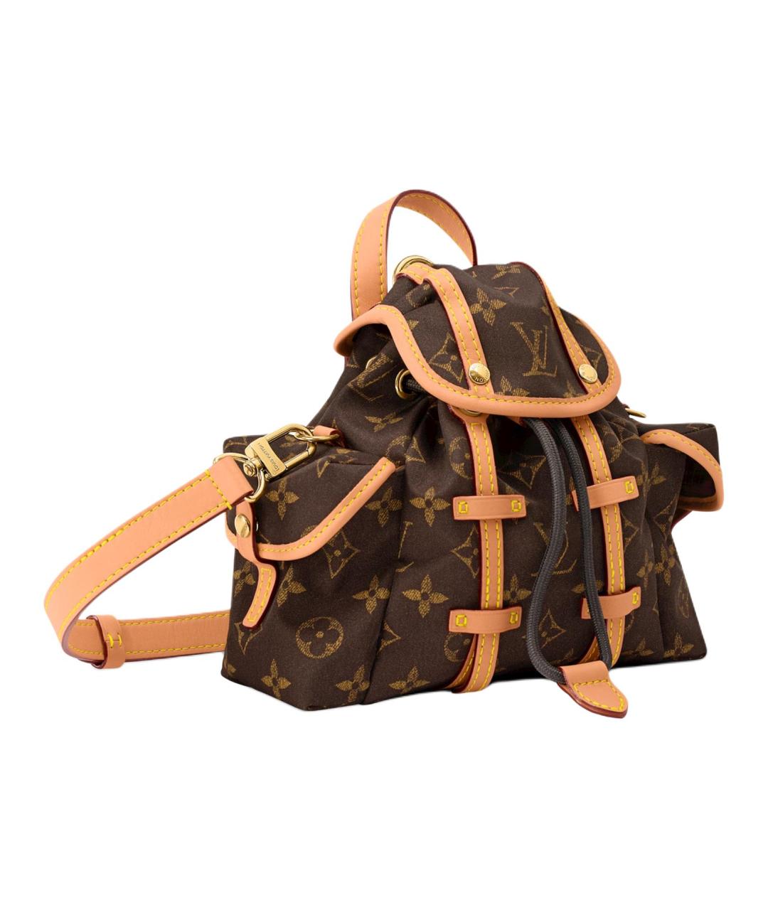 LOUIS VUITTON Коричневый рюкзак, фото 2
