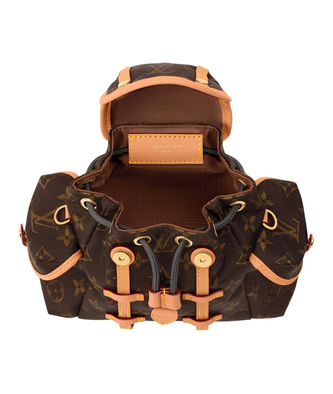 LOUIS VUITTON Коричневый рюкзак, фото 4