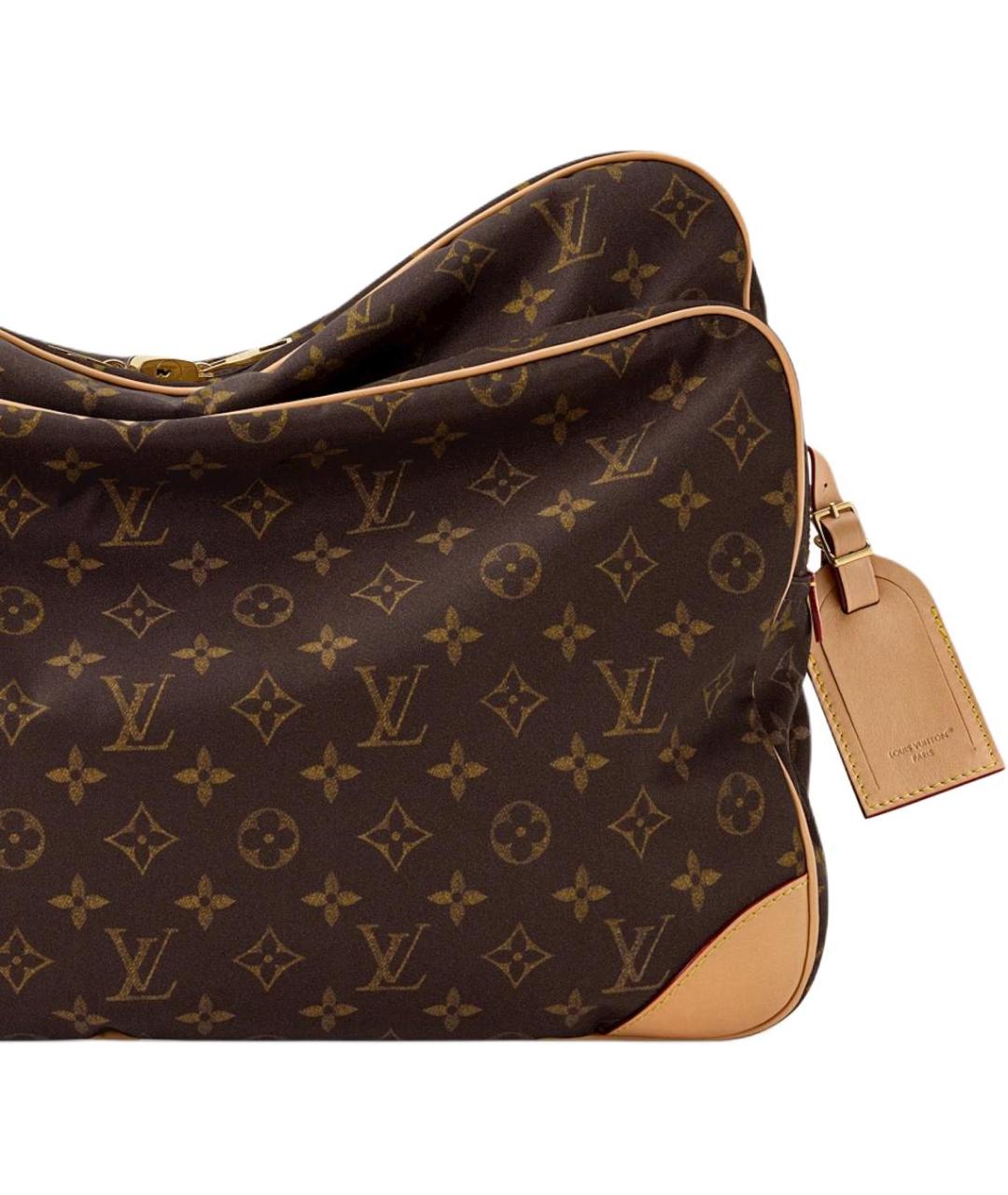 LOUIS VUITTON Коричневая дорожная/спортивная сумка, фото 5