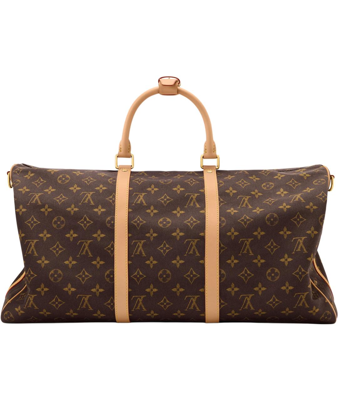 LOUIS VUITTON Коричневая дорожная/спортивная сумка, фото 3