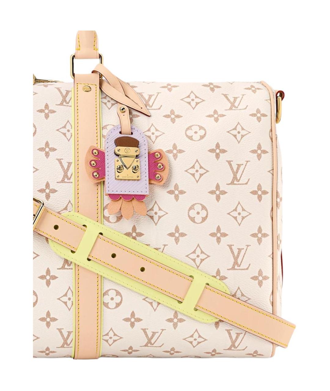 LOUIS VUITTON Розовая дорожная/спортивная сумка, фото 5
