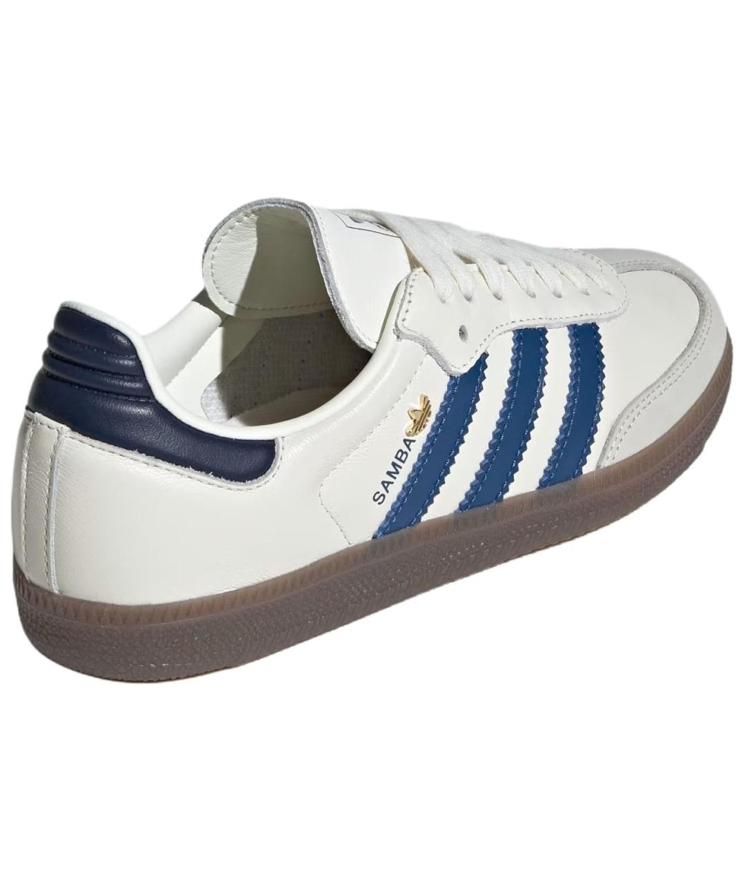 ADIDAS Белые кожаные кеды, фото 5