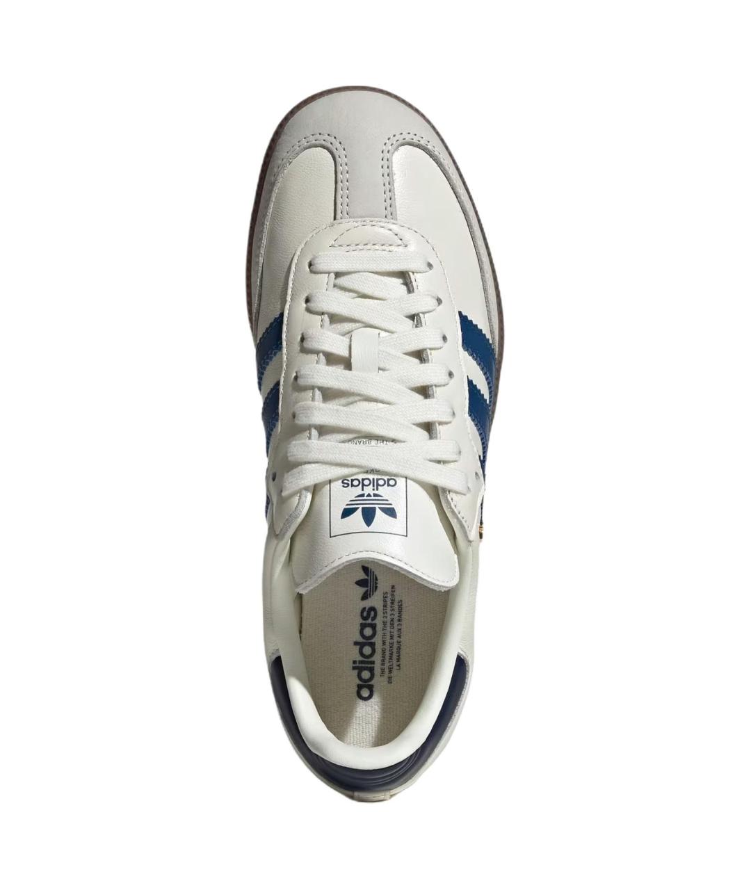 ADIDAS Белые кожаные кеды, фото 4