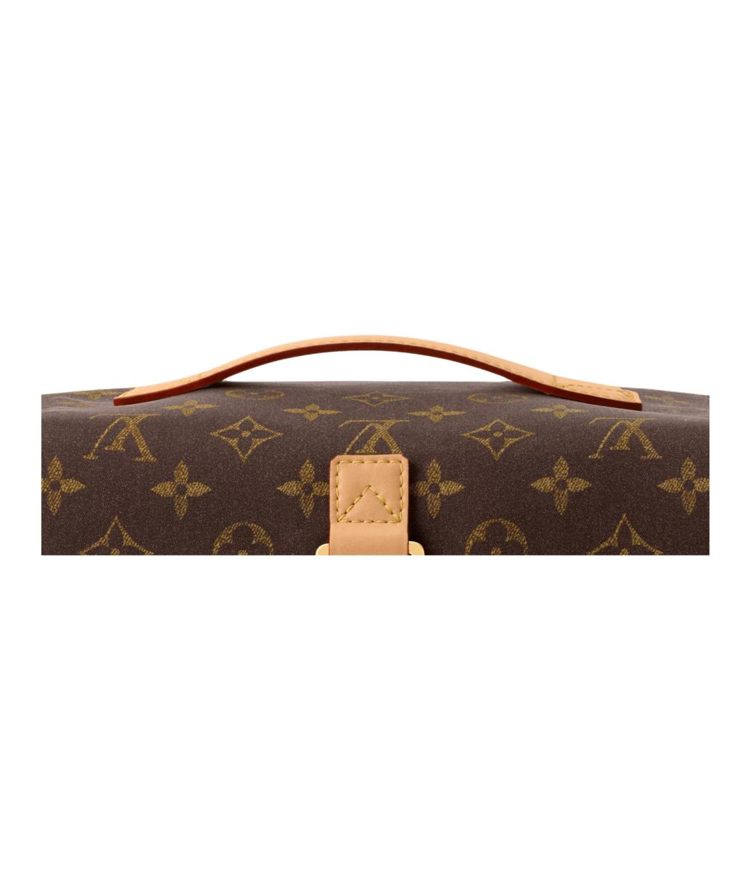 LOUIS VUITTON Коричневая косметичка, фото 5