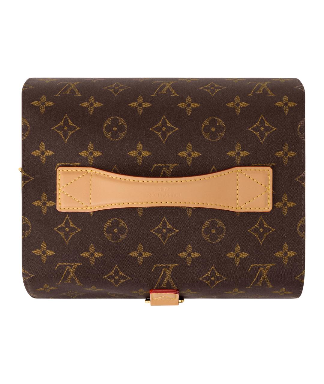 LOUIS VUITTON Коричневая косметичка, фото 3