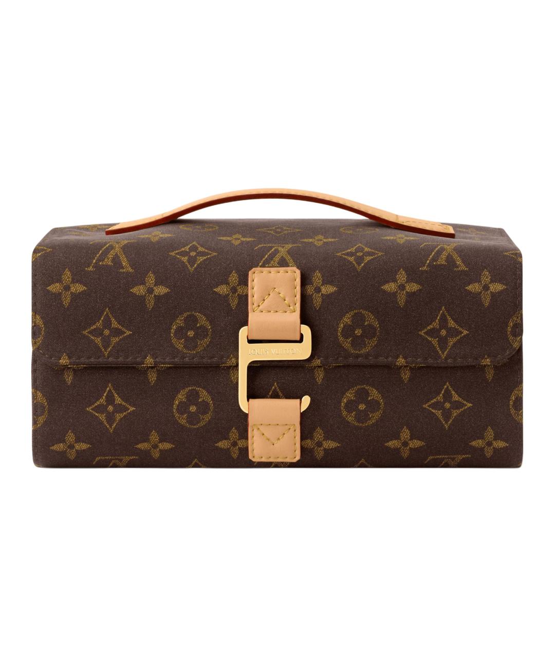 LOUIS VUITTON Коричневая косметичка, фото 1