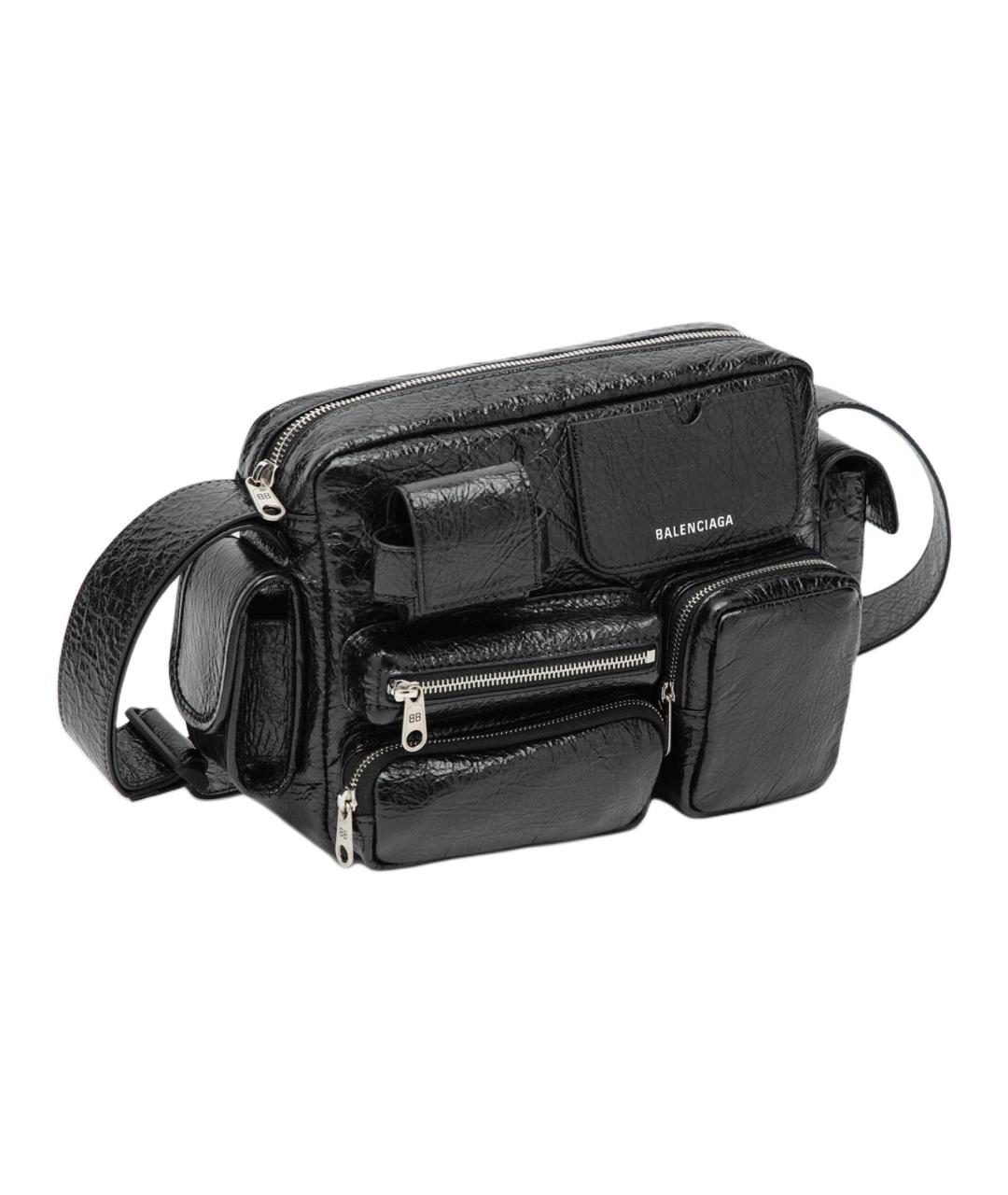 BALENCIAGA Черная сумка на плечо, фото 2