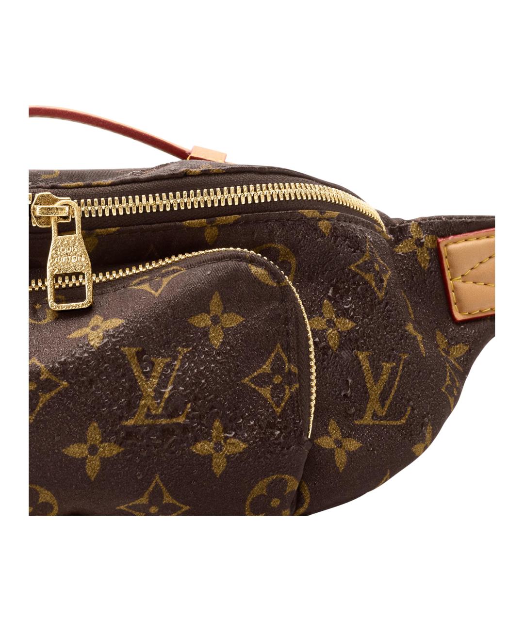 LOUIS VUITTON Коричневая поясная сумка, фото 5