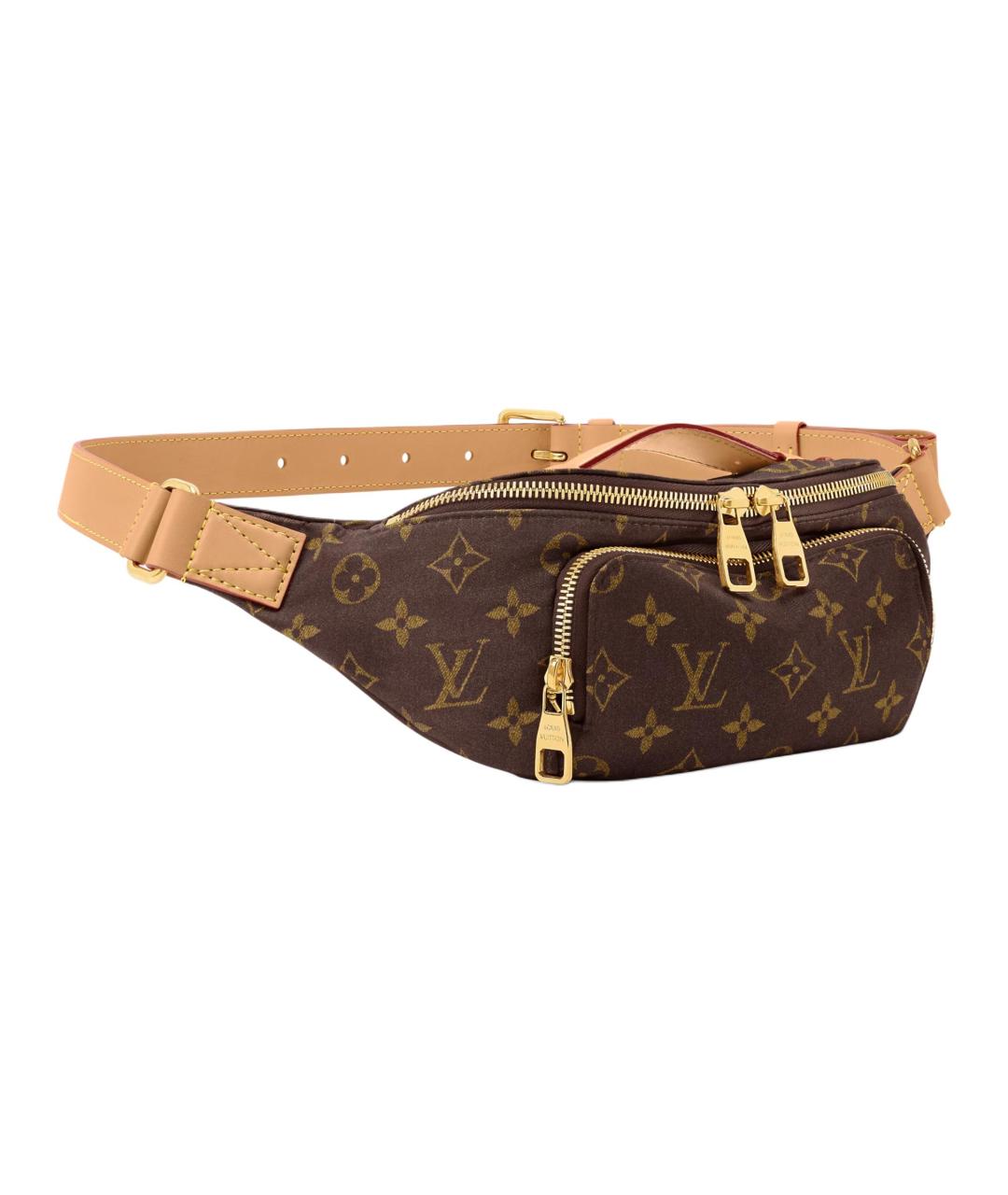 LOUIS VUITTON Коричневая поясная сумка, фото 2