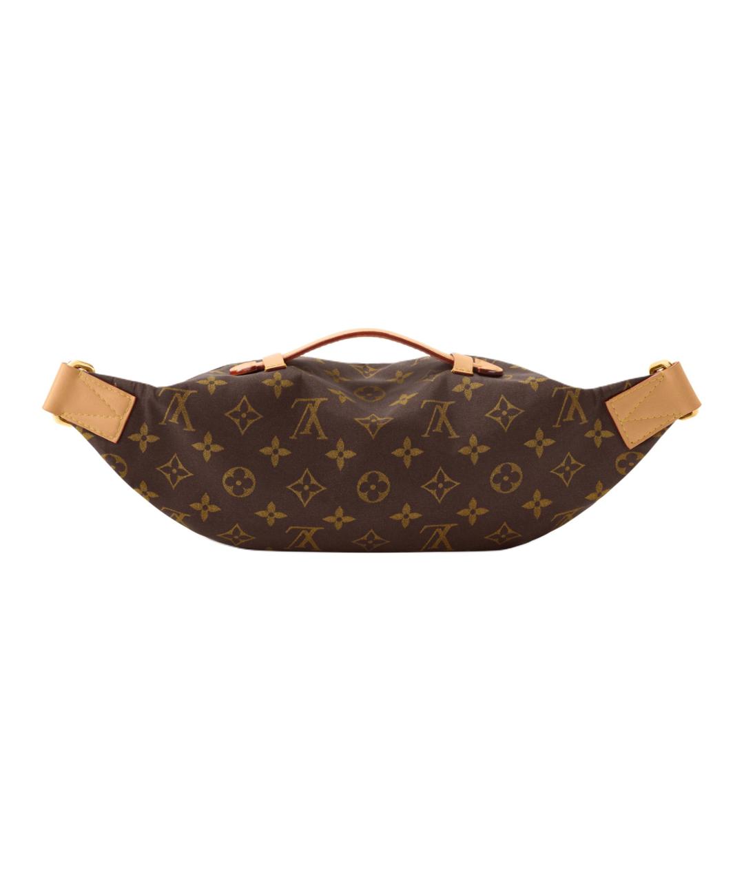 LOUIS VUITTON Коричневая поясная сумка, фото 3