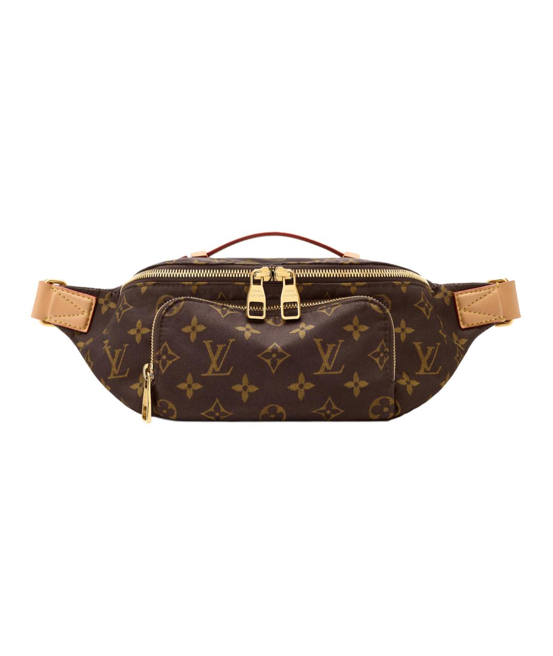 LOUIS VUITTON Коричневая поясная сумка, фото 1