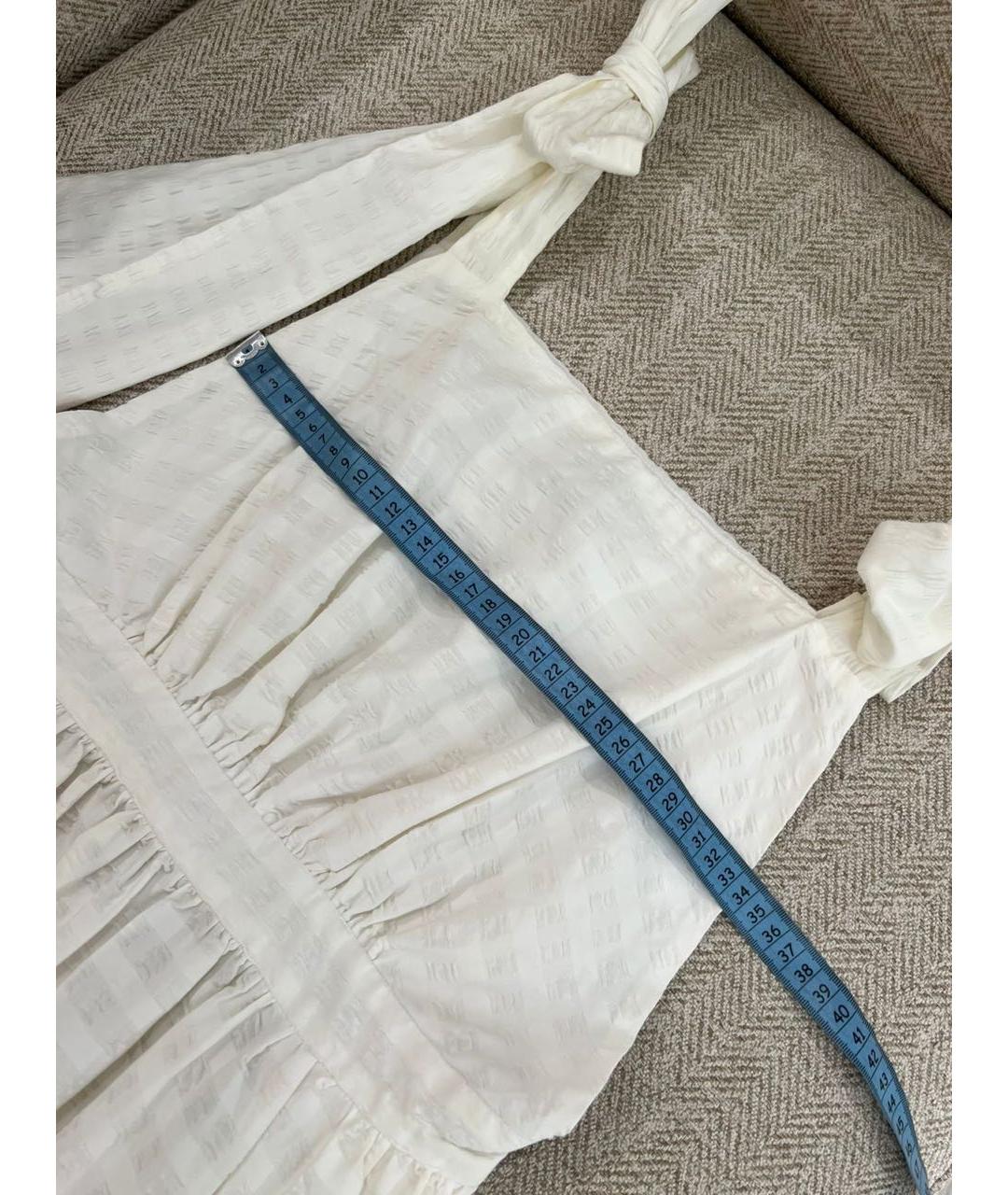 MSGM Белое платье, фото 4