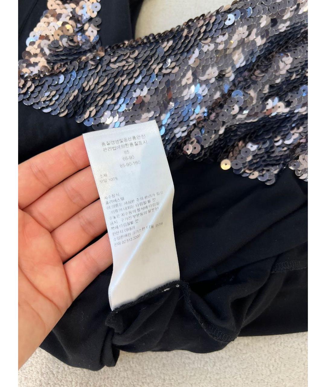 CHRISTIAN DIOR Черная футболка, фото 8