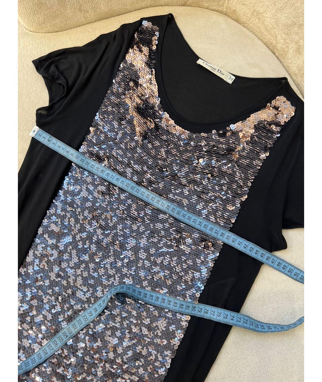 CHRISTIAN DIOR Черная футболка, фото 4