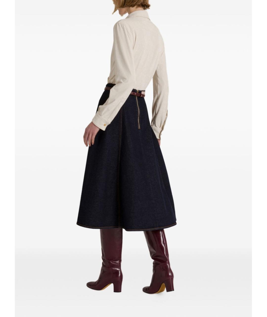ALBERTA FERRETTI Черная юбка миди, фото 2