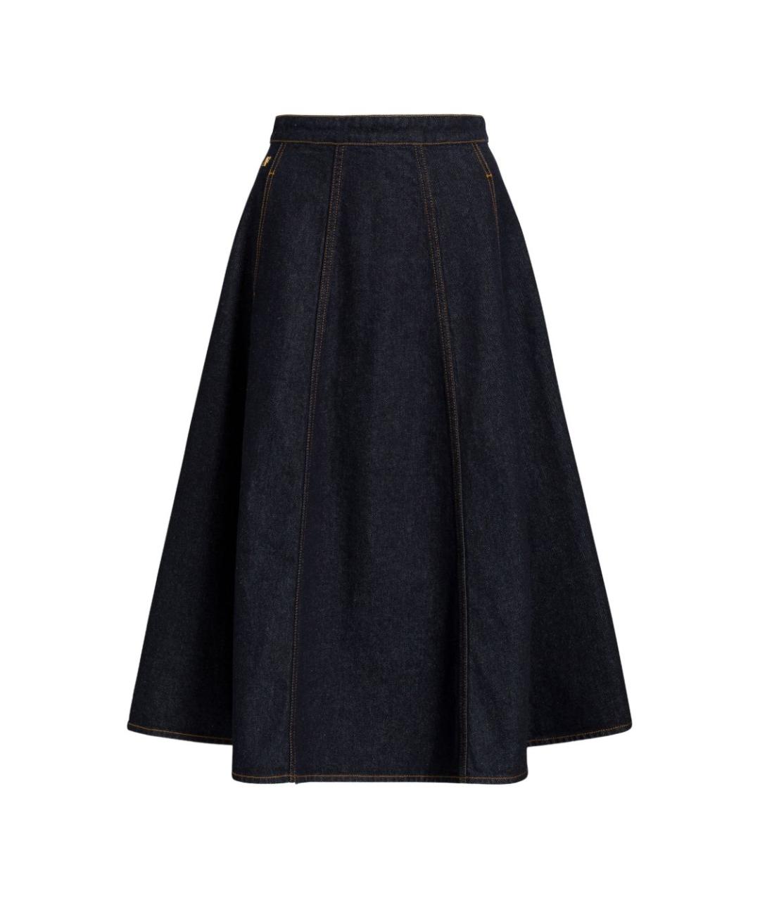 ALBERTA FERRETTI Черная юбка миди, фото 1