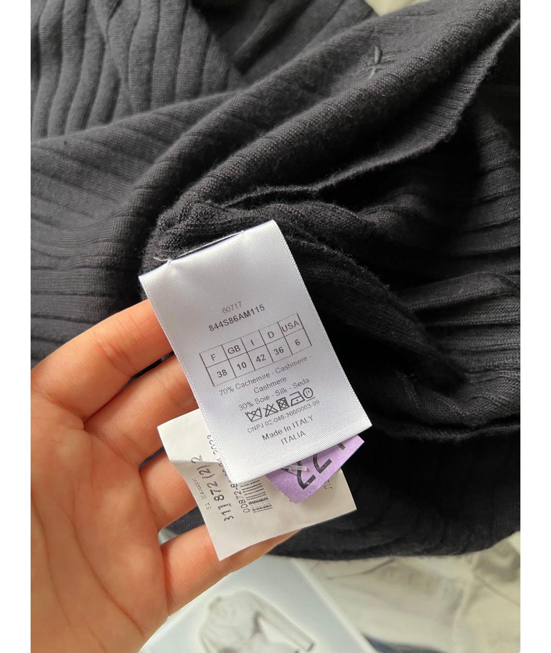 CHRISTIAN DIOR Черная водолазка, фото 6
