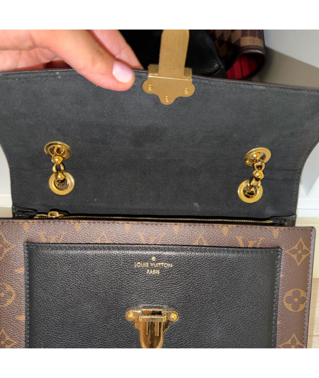 LOUIS VUITTON Коричневая сумка через плечо, фото 2