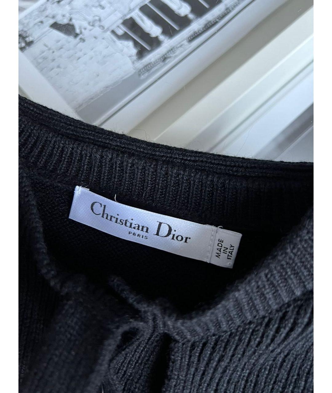 CHRISTIAN DIOR Черный джемпер / свитер, фото 5