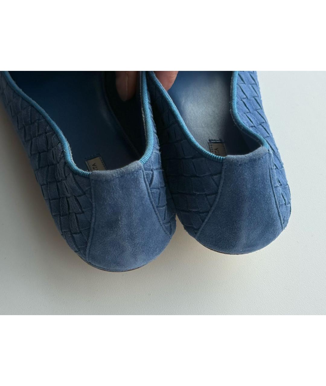 BOTTEGA VENETA Кожаные балетки, фото 4