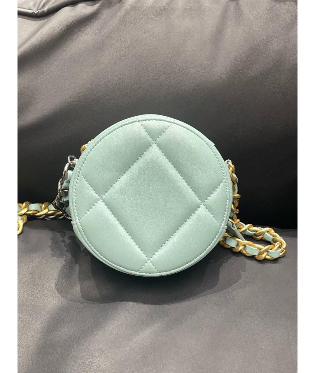 CHANEL Зеленая кожаная сумка через плечо, фото 3