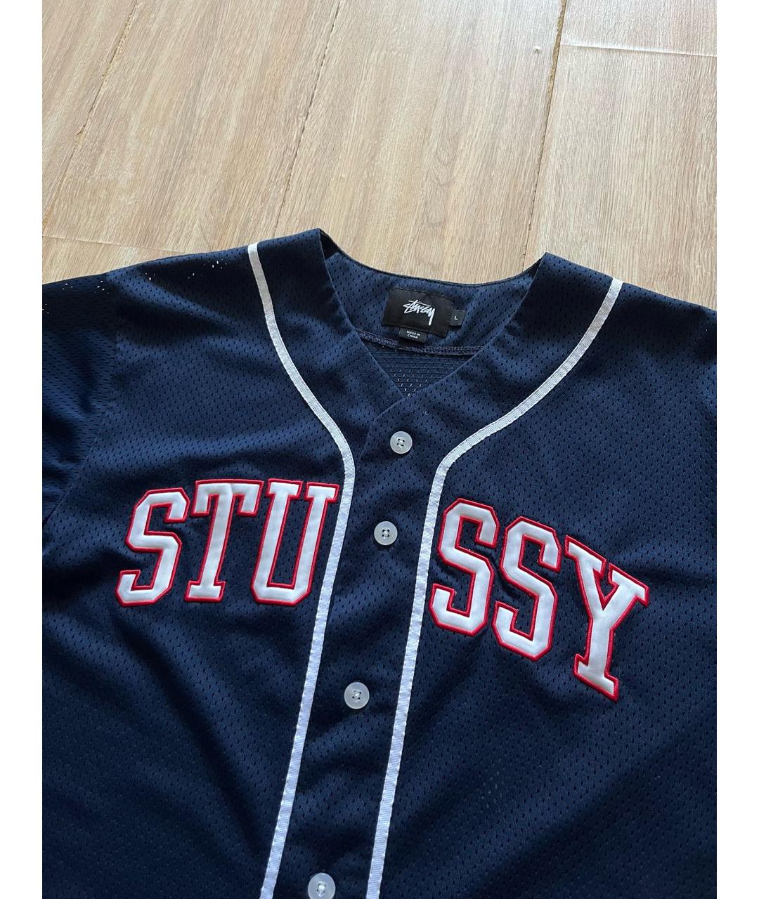 STUSSY Темно-синяя кэжуал рубашка, фото 3
