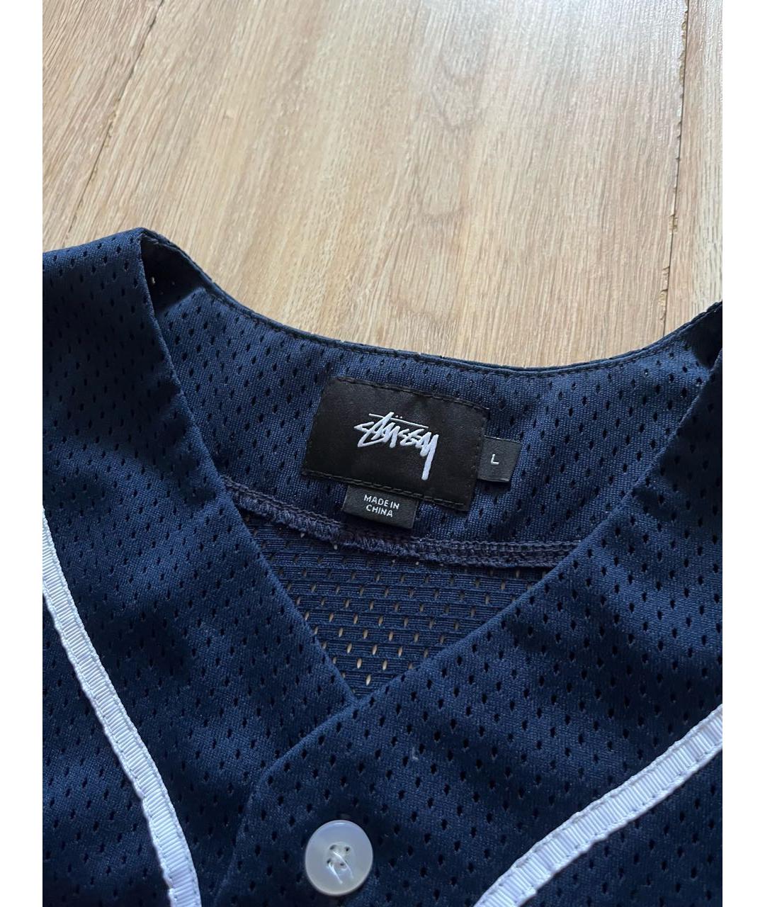 STUSSY Темно-синяя кэжуал рубашка, фото 5