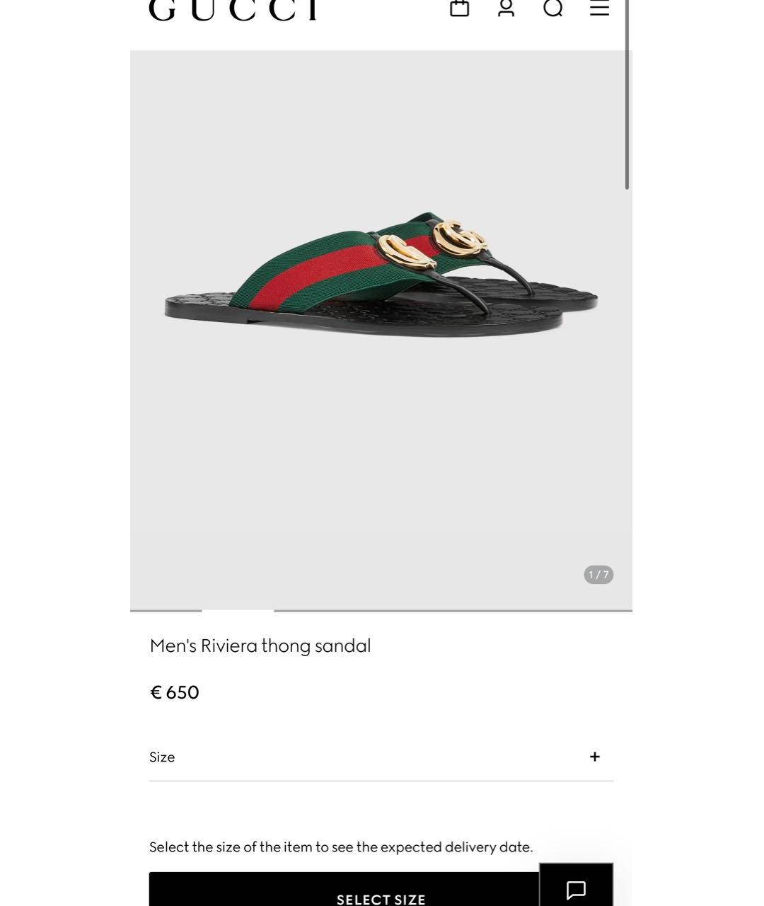 GUCCI Коричневые шлепанцы, фото 8