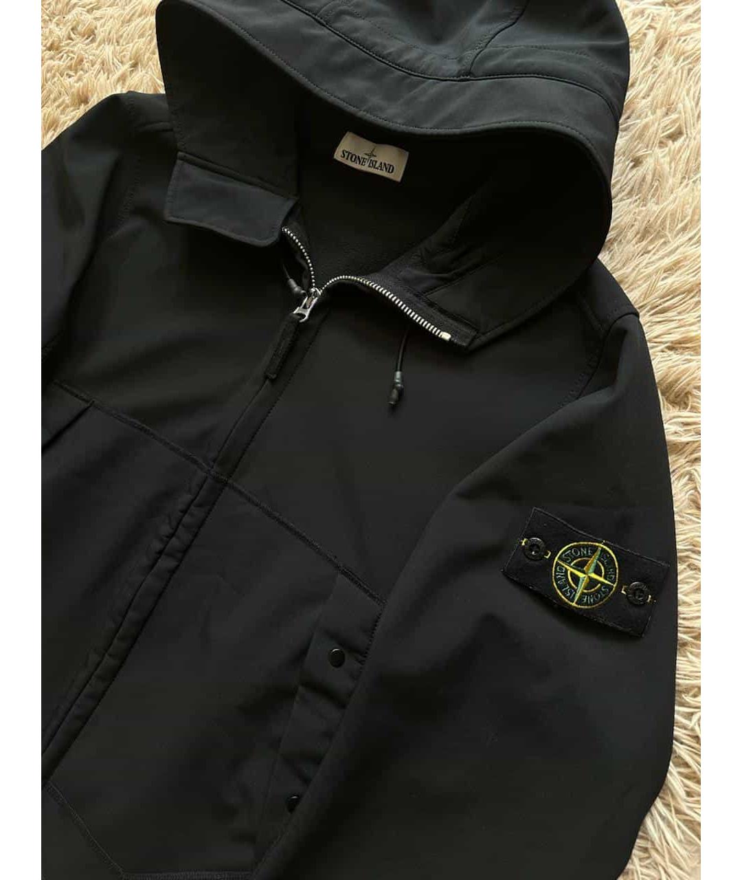 STONE ISLAND Черная куртка, фото 2