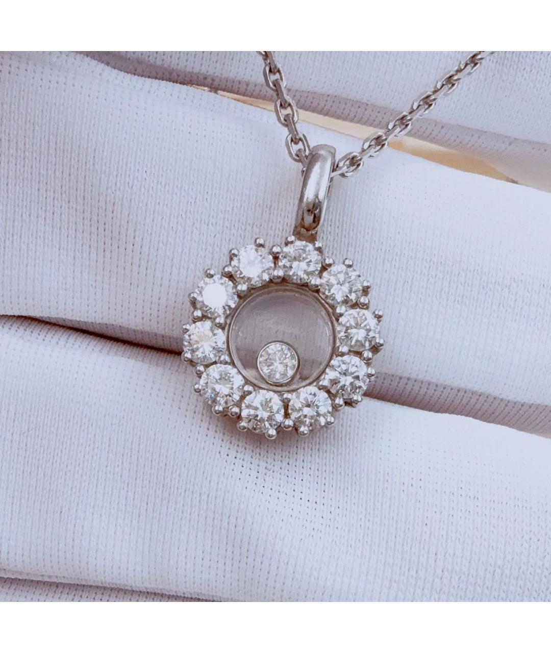 CHOPARD Белое колье из белого золота, фото 3