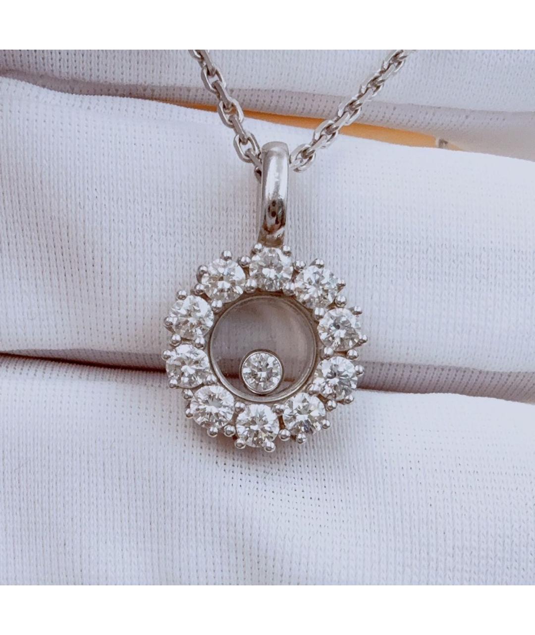 CHOPARD Белое колье из белого золота, фото 2