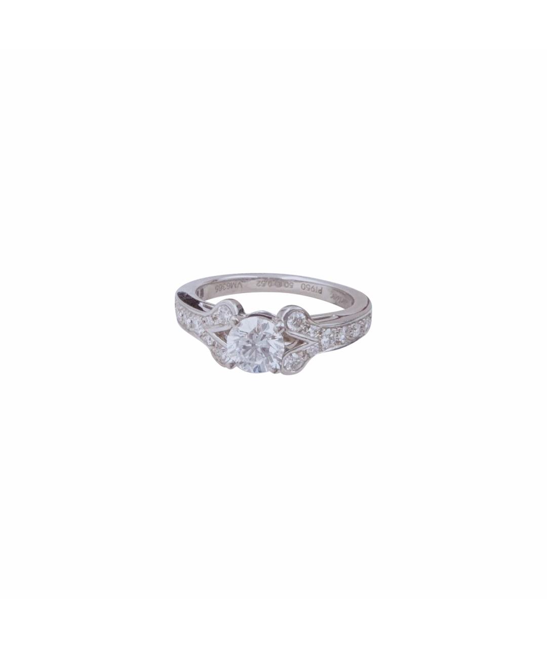 CARTIER Белое платиновое кольцо, фото 1