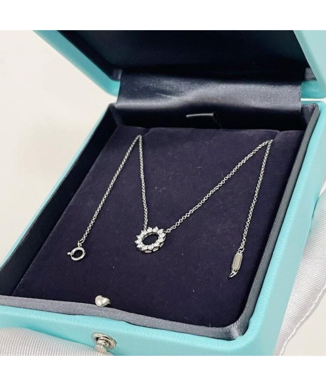 TIFFANY&CO Белое платиновое колье, фото 3
