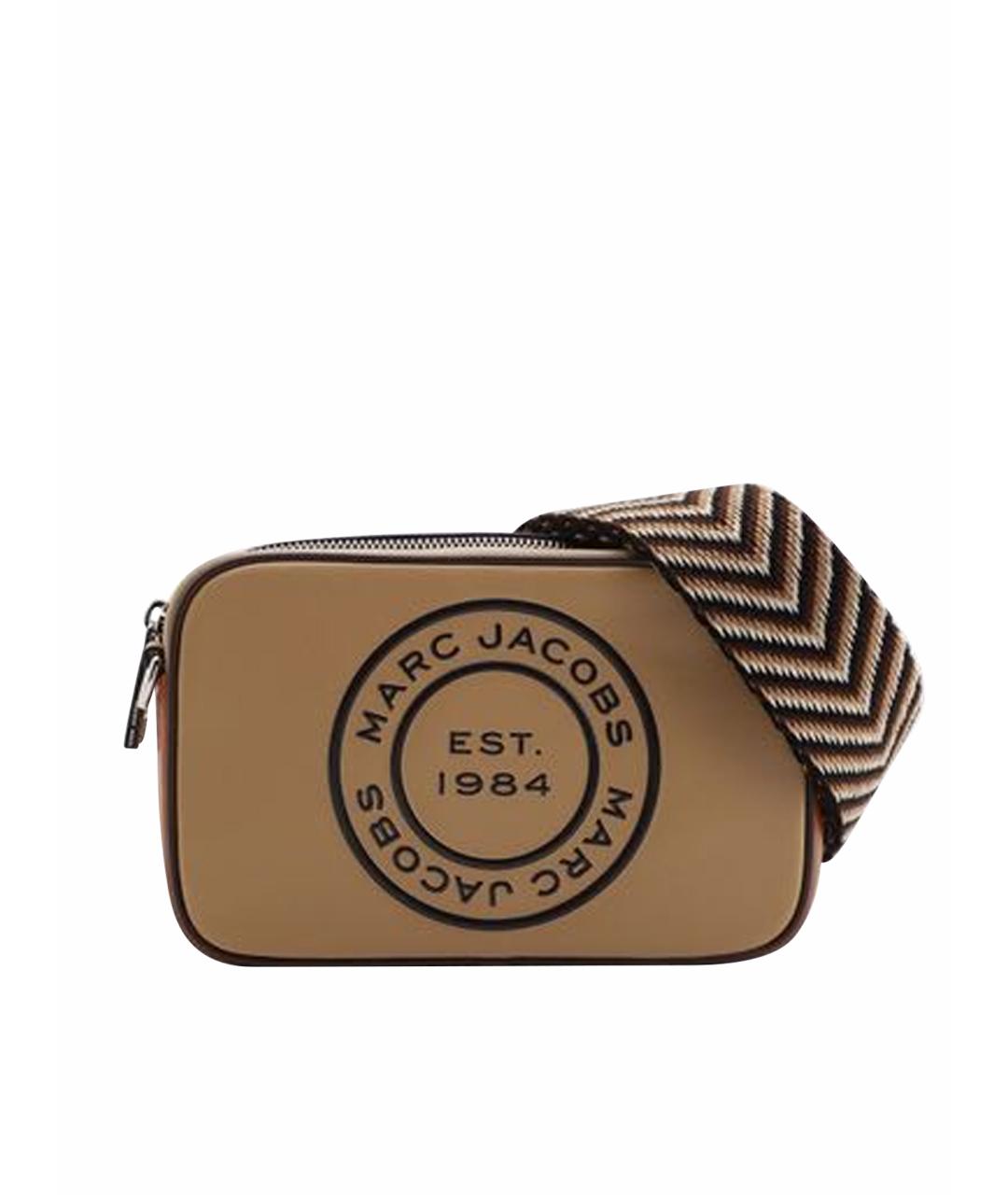 MARC JACOBS Коричневая кожаная сумка через плечо, фото 1