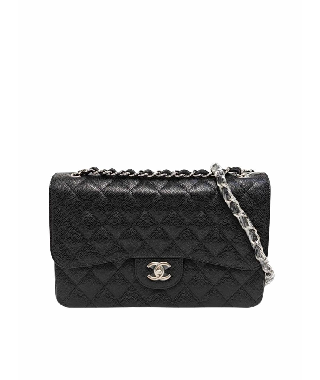 CHANEL Черная кожаная сумка тоут, фото 1